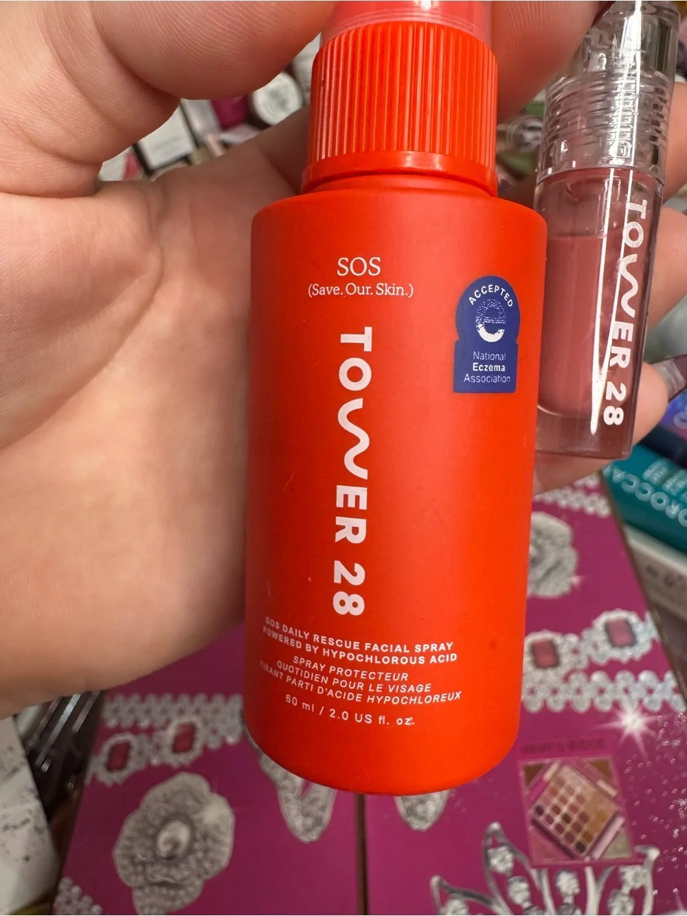 Tower 28 SOS Spray & Lip Gloss Duo